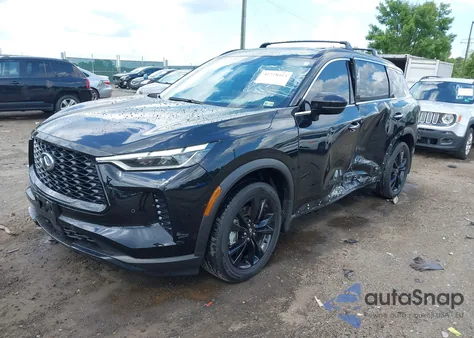 2025 Infiniti Qx60 Luxe Awd из США, поврежденный, VIN 5N1AL1FS9SC340254